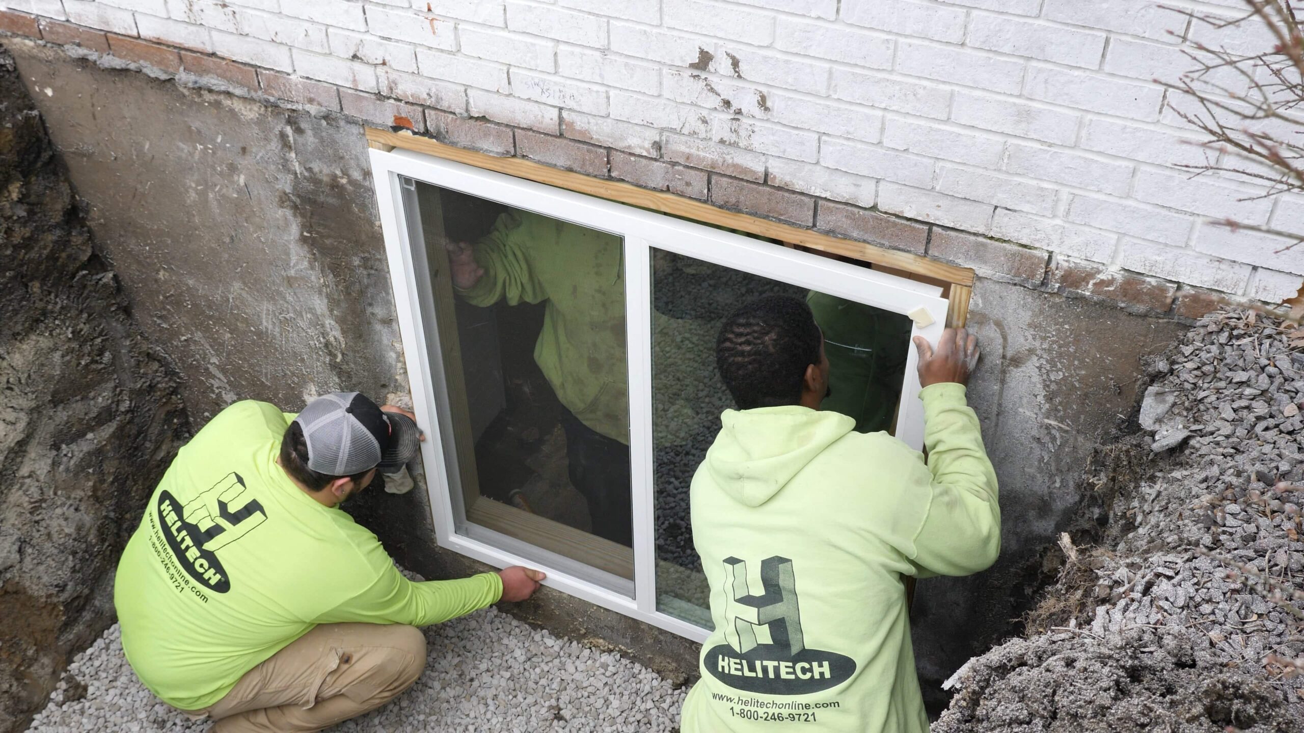 basement window well installation springfield illinois